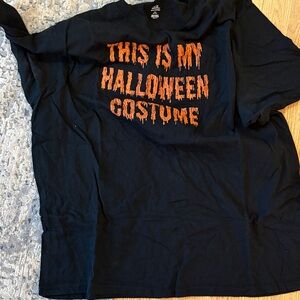 Men's Halloween Graphic Tee - Black and Orange